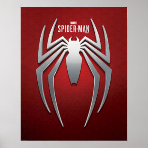 Poster L'homme-araignée de Marvel   Emblème d'araignée mé