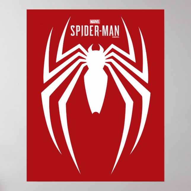 Poster L'homme-araignée de Marvel | Emblème de l'araignée (Devant)