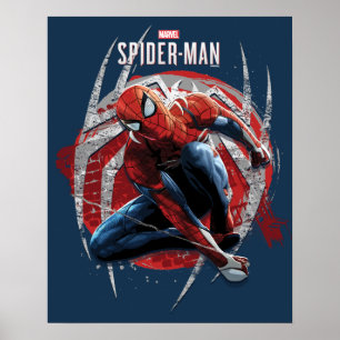 Poster L'homme-araignée de Marvel   Web Swing Street Art 
