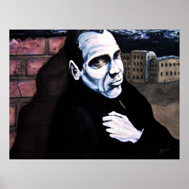 Poster L'homme au mur (Devant)