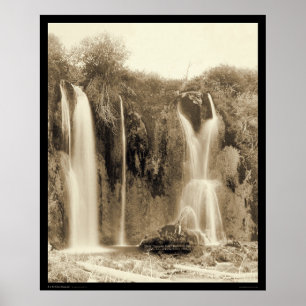 Poster L'homme au Spearfish tombe l'écart-type 1889 de