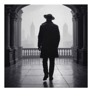 Poster L'Homme dans la Brume de la Ville