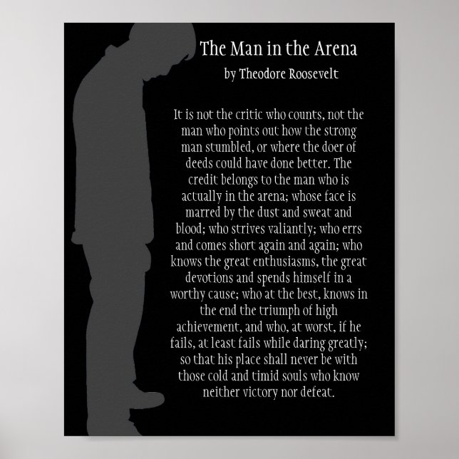 Poster L'homme dans l'arène (Devant)