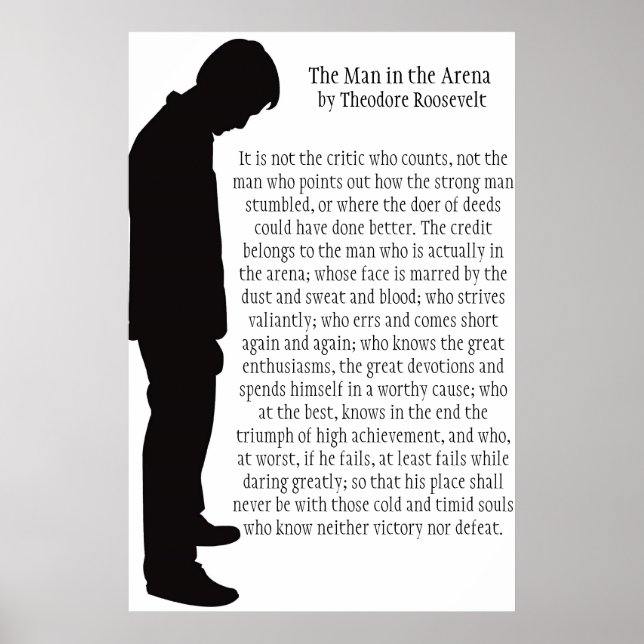 Poster L'homme dans l'arène (Devant)