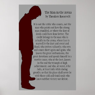 Poster L'homme dans l'arène 24 X 36