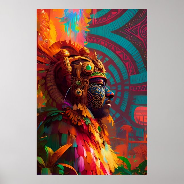 Poster L'homme des oiseaux Imaginaire de Ken Gage (Devant)