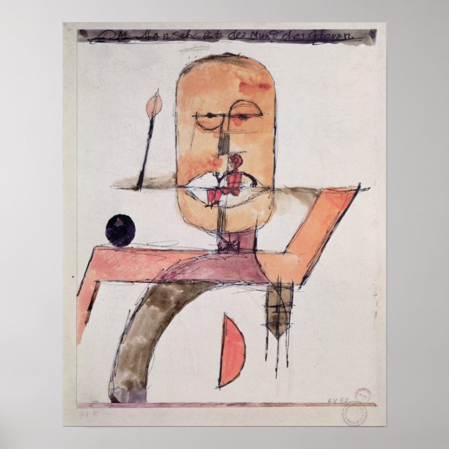 Poster L'Homme est la Bouche du Seigneur (Devant)