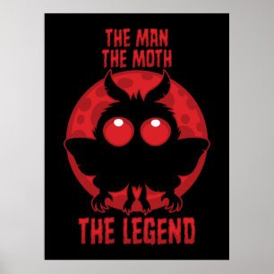 Poster L'Homme, La Phalène, La Légende - Mothman Mythique