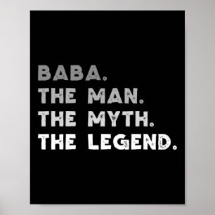 Poster L'Homme Le Mythe La Légende Cool Baba