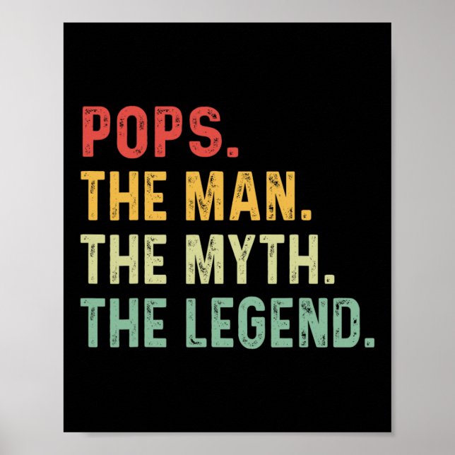 Poster L'Homme Le Mythe La Légende Fête des pères Don 1 (Devant)