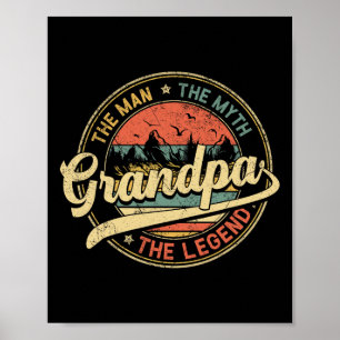 Poster L'homme Le mythe La légende La Fête des pères dése