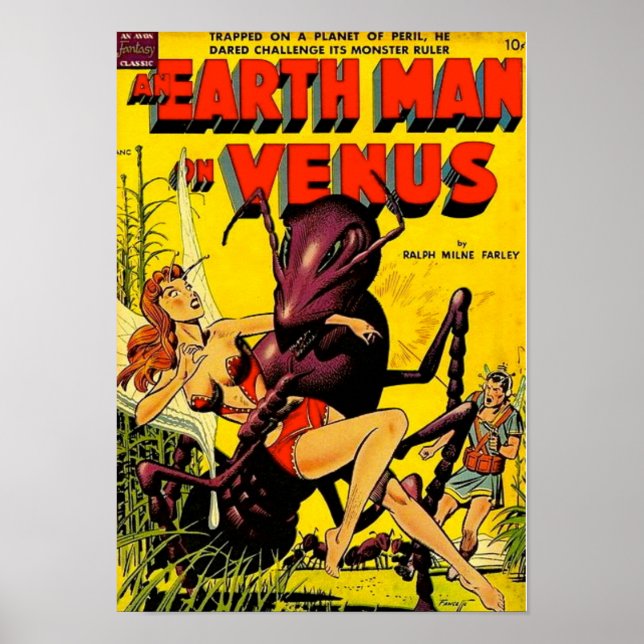 Poster L'Homme sur Terre à Vénus (Devant)