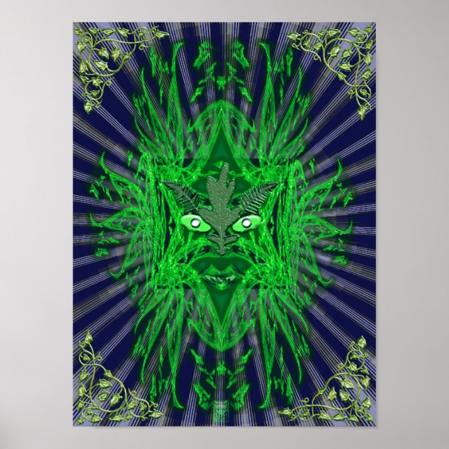 Poster l'homme vert (Devant)