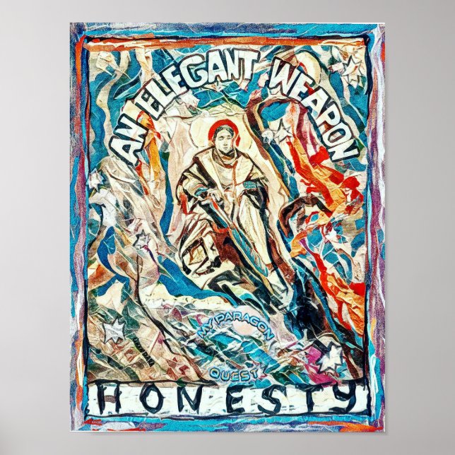 Poster L'honnêteté, une arme élégante pour les temps civi (Devant)