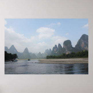 POSTER Li Rivière Guilin Chine