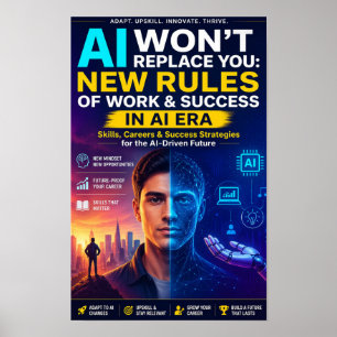 Poster L'IA ne vous remplacera pas : les nouvelles règles