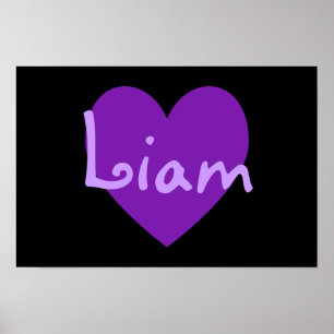 Poster Liam in Purple