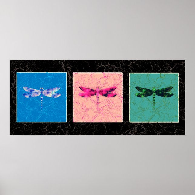 Poster libellules (Devant)