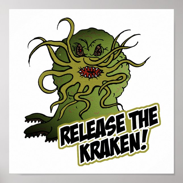Poster libère le kraken (Devant)