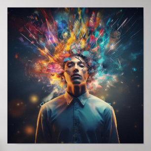 Poster Libérer la créativité : l'esprit humain dans le mo