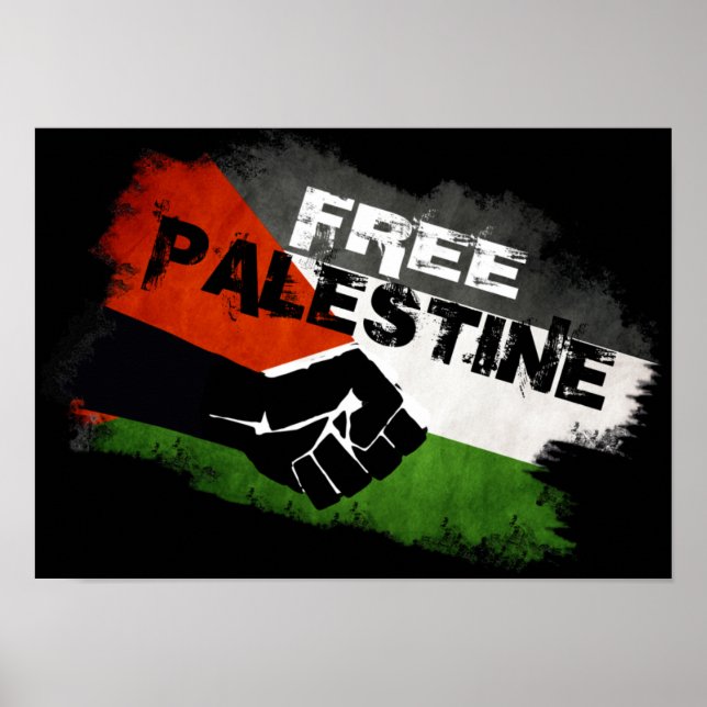 Poster Libérer la Palestine (Devant)