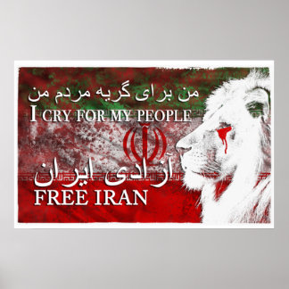 POSTER LIBÉRER L'IRAN