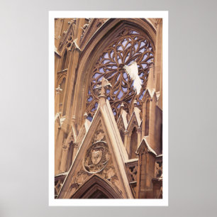 Poster "Libérez" la colombe à l'illustration d'église