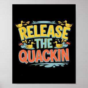 Poster Libérez Quackin Gym Bodybuilding —
