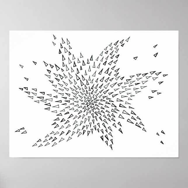 Poster Libérez-vous Abstrait (Devant)