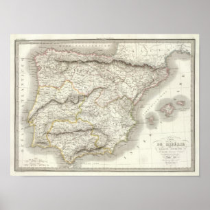 Poster L'Iberie ou l'Espagne ancienne