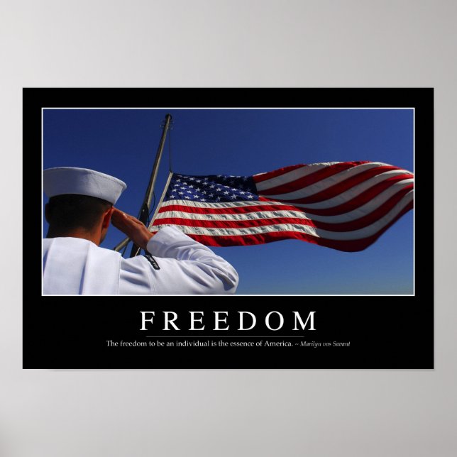 Poster Liberté : Citation Inspirationnelle 2 (Devant)