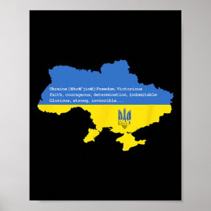 Poster Liberté de l'Ukraine