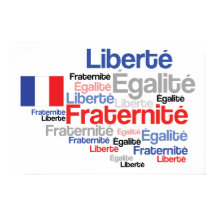 Liberté, Égalité, Fraternité Drapeau Français