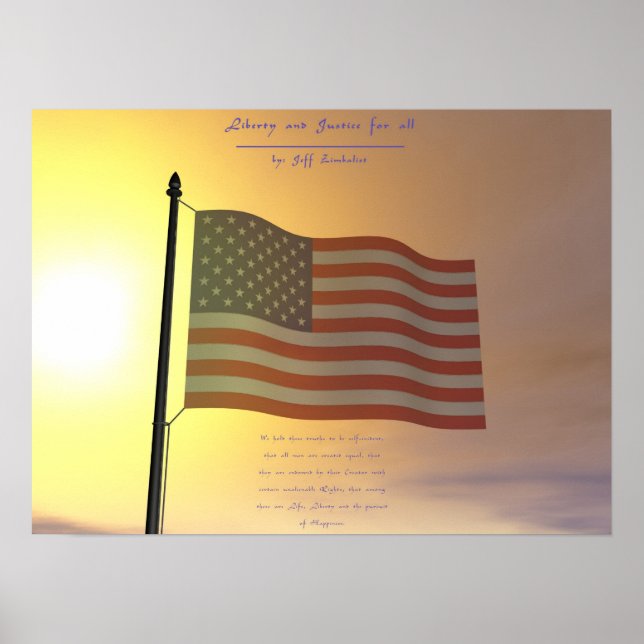 Poster Liberté et justice (Devant)