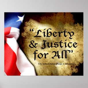 Poster Liberté et justice de l'affiche   de mars des