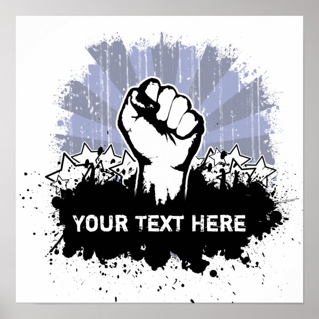 Poster Liberté - Personnalisé (Devant)