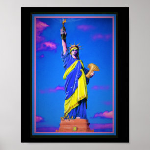 Poster Liberté ukrainienne