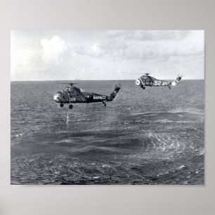 Poster Liberty Bell 7 Splashdown & Recovery