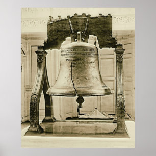 Poster Liberty Bell à l'indépendance Hall 1901