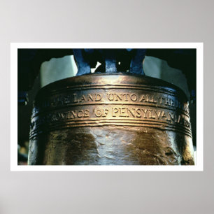 Poster Liberty Bell, mise en service en 1751 (bronze) (vo