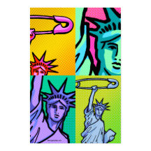 Poster Liberty Dot #7 4-up : 11 X 16,5