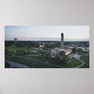 Poster Liberty Memorial et BMA Building, Kansas City, Mis