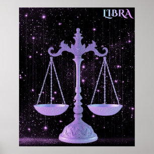 Poster Libra Céleste – Art Astrologique