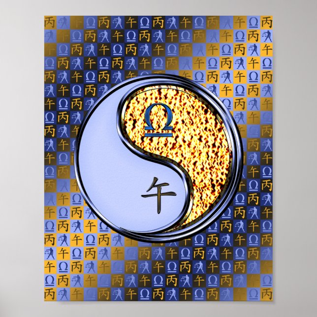 Poster Libra & Fire Horse (Devant)