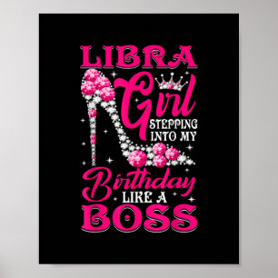 Poster Libra Girl Stein In My Birthday talons hauts Di