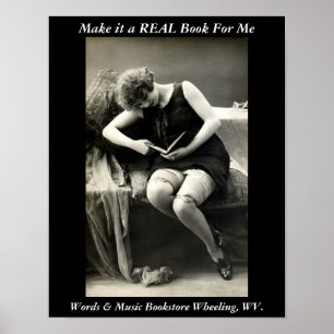 Poster librairie d'affiches roues wv. livres réels