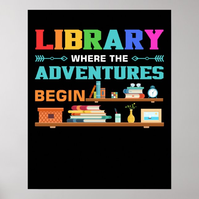 Poster Library Books (Devant)