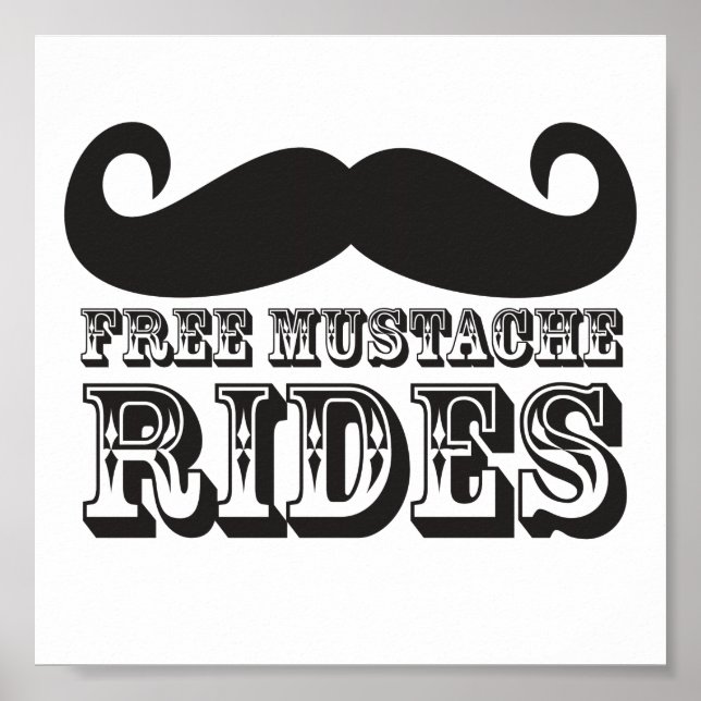 Poster Libre Circès Moustache (Devant)