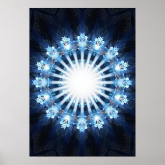 Poster Licht im Herzen der Finsternis