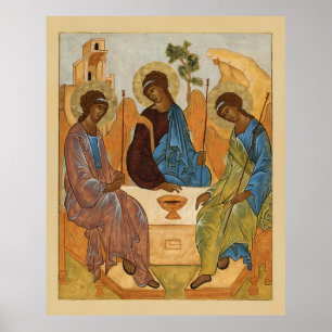 Poster L'icône de la Sainte Trinité